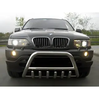 Pare-buffle WT003 (Inox) BMW X5 E53 1999–2006 photo 3