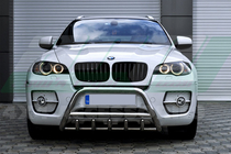 BMW X5 E70 2007-2013 Pare-buffle WT003 (Inox) photo 1