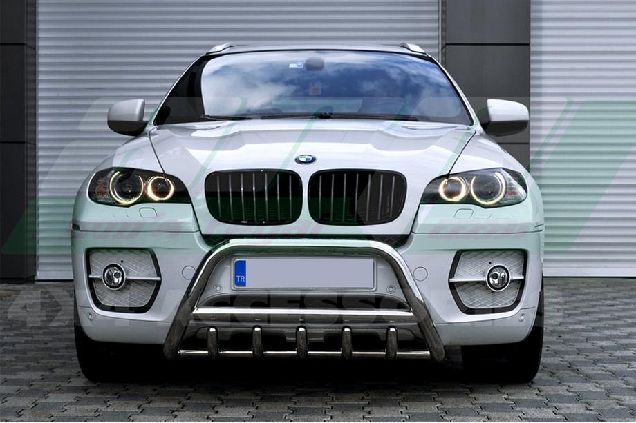 BMW X5 E70 2007-2013 Pare-buffle WT003 (Inox) Image
