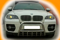 BMW X6 E71 2008–2014 Pare-buffle WT003 (Inox) 50mm photo 4