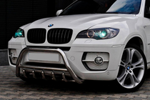 BMW X6 E71 2008–2014 Pare-buffle WT003 (Inox) 50mm photo 1