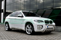 BMW X6 E71 2008–2014 Pare-buffle WT003 (Inox) 50mm photo 2