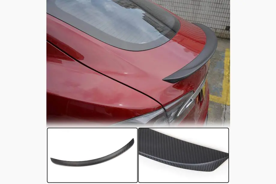 Tesla Model S 2012– Spoiler V3 (Carbone) Image