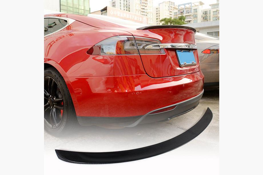 Tesla Model S 2012– Spoiler V4 (Carbone) Image