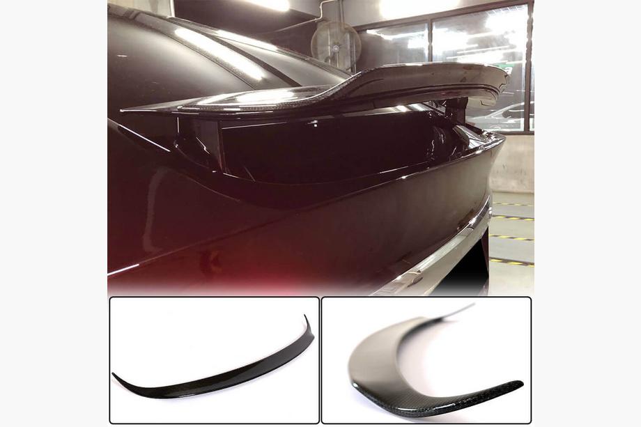 Tesla Model X 2015- Aileron Arriere V2 (2015-2025, Carbone) Image