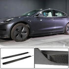 Tesla Model 3 2017- Seuils de Porte V4 (2017-2023, Carbone) photo 1