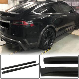 Seuils de porte (2015-2021, Carbone) Tesla Model X 2015- photo 1