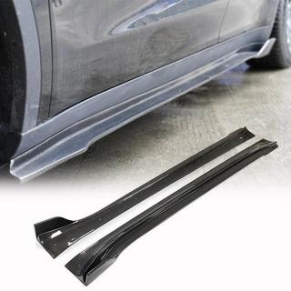 Couvre-bas de caisse V1 (2020-2025, Carbone) Tesla Model Y 2020- photo 1
