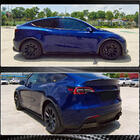 Tesla Model Y 2020- Seuils de Porte V2 (2020-2025, Carbone) photo 5
