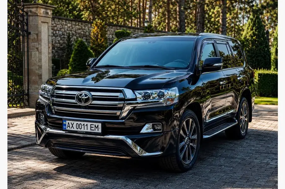 Toyota Land Cruiser 200 2007-2021 Lame avant 2016↗ (Executive 2016) Blanc Photo 8