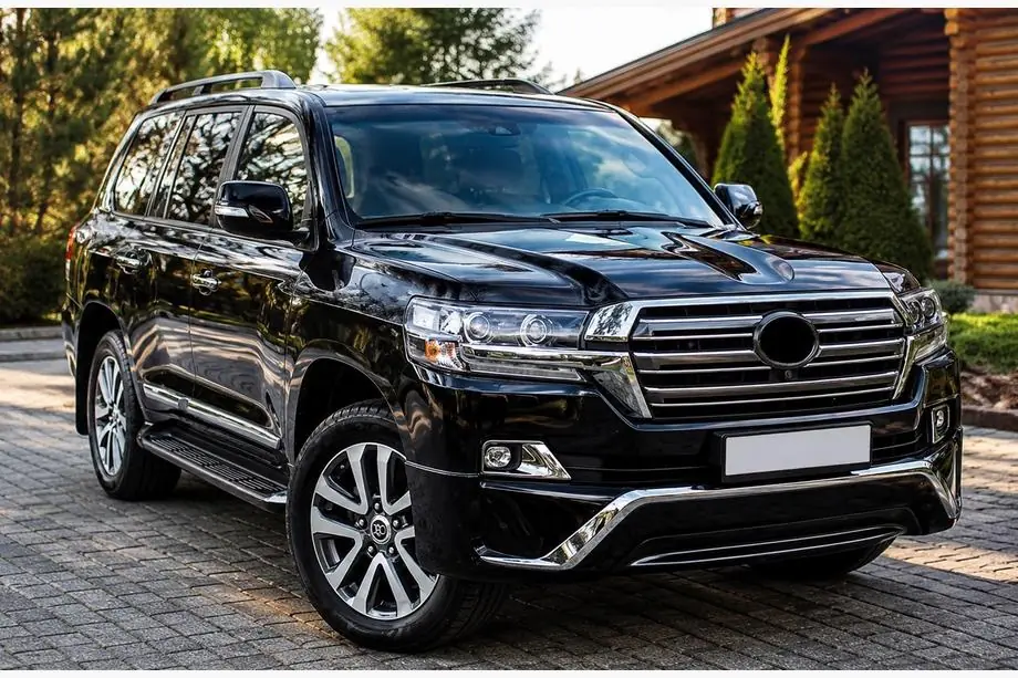Toyota Land Cruiser 200 2007-2021 Lame avant 2016↗ (Executive 2016) Blanc Photo 7