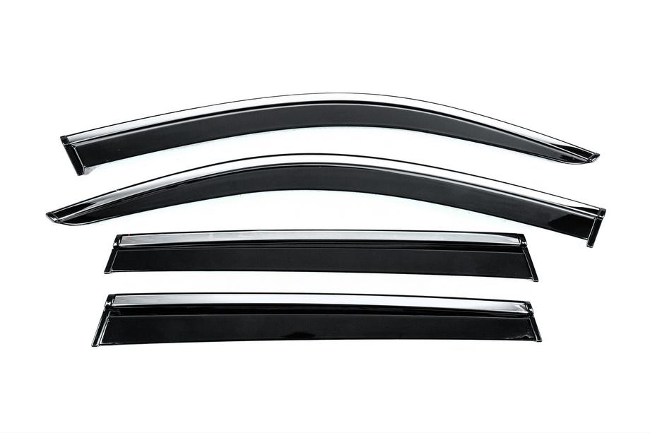 BMW X3 G01 2018- Deflecteurs de Vitres avec Moulure Chromee Niken Luxury (4 pcs) Photo 1