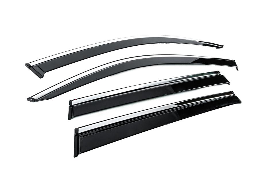 BMW X3 G01 2018- Deflecteurs de Vitres avec Moulure Chromee Niken Luxury (4 pcs) Photo 3