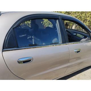 Encadrement de vitres inox (4 pcs) Chevrolet Lanos 1998–2017 photo 1