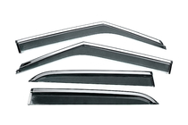 Chevrolet Blazer 2018-2023 Deflecteurs de Vitres avec Moulure Chromee Niken Luxury (4 pcs) photo 1