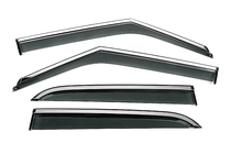 Chevrolet Trailblazer 2020- Deflecteurs de Vitres avec Moulure Chromee Niken Luxury (4 pcs) photo 1