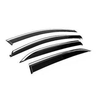 Deflecteurs de Vitres avec Moulure Chromee Niken Luxury (4 pcs) photo 3