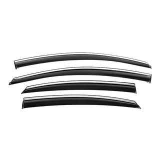 Deflecteurs de Vitres avec Moulure Chromee Niken Luxury (4 pcs) Hyundai Sonata LF 2014-2019 photo 1