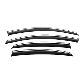 Deflecteurs de Vitres avec Moulure Chromee Niken Luxury (4 pcs)