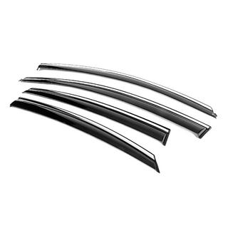 Deflecteurs de Vitres avec Moulure Chromee Niken Luxury (4 pcs) Hyundai Sonata LF 2014-2019 photo 2