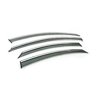 Deflecteurs de Vitres avec Moulure Chromee Niken Luxury (4 pcs) Hyundai Sonata YF 2010-2014 photo 3