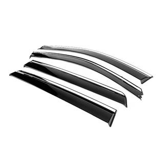 Deflecteurs de Vitres avec Moulure Chromee Niken Luxury (4 pcs) Hyundai Santa Fe 2 2006-2012 photo 2