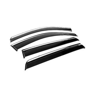 Deflecteurs de Vitres avec Moulure Chromee Niken Luxury (4 pcs) Hyundai Santa Fe 2 2006-2012 photo 3