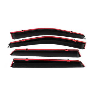 Deflecteurs de Vitres avec Moulure Chromee Niken Luxury (4 pcs) Hyundai Santa Fe 2 2006-2012 photo 4