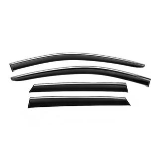 Déflecteurs de Vitres avec Moulure Chromée Niken Luxury (2016-2021, 4 pcs) photo 1