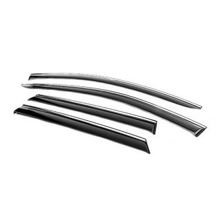 Déflecteurs de Vitres avec Moulure Chromée Niken Luxury (2016-2021, 4 pcs) photo 2