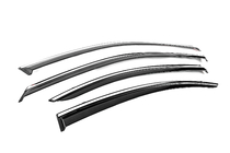 Lexus ES 2006-2011 Deflecteurs de Vitres avec Moulure Chromee Niken Luxury (4 pcs) photo 3
