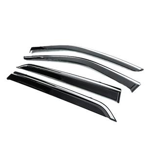 Deflecteurs de Vitres avec Moulure Chromee Niken Luxury (4 pcs) photo 2