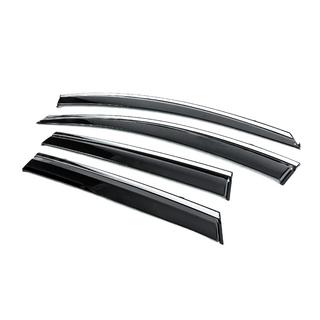 Deflecteurs de Vitres avec Moulure Chromee Niken Luxury (4 pcs) Nissan Murano 2014- photo 2