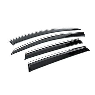 Deflecteurs de Vitres avec Moulure Chromee Niken Luxury (4 pcs) photo 3