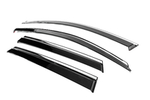 Seat Ateca 2016- Deflecteurs de Vitres avec Moulure Chromee Niken Luxury (4 pcs) photo 2