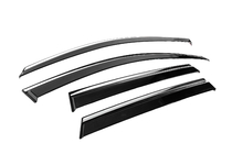 Seat Ateca 2016- Deflecteurs de Vitres avec Moulure Chromee Niken Luxury (4 pcs) photo 3