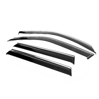 Deflecteurs de Vitres avec Moulure Chromee Niken Luxury (4 pcs) photo 2