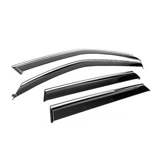 Deflecteurs de Vitres avec Moulure Chromee Niken Luxury (4 pcs) photo 3