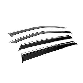 Deflecteurs de Vitres avec Moulure Chromee Niken Luxury (4 pcs) photo 3