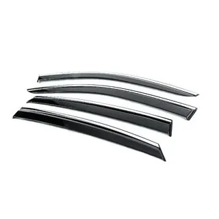 Deflecteurs de Vitres avec Moulure Chromee Niken Luxury (4 pcs) photo 2