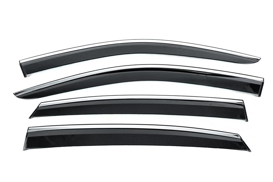 Toyota Venza 2020- Deflecteurs de Vitres avec Moulure Chromee Niken Luxury (4 pcs) Photo 1
