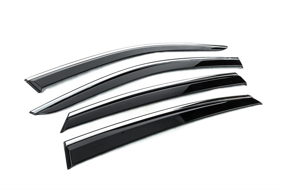 Toyota Venza 2020- Deflecteurs de Vitres avec Moulure Chromee Niken Luxury (4 pcs) Photo 3