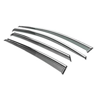 Deflecteurs de Vitres avec Moulure Chromee Niken Luxury (4 pcs) photo 2