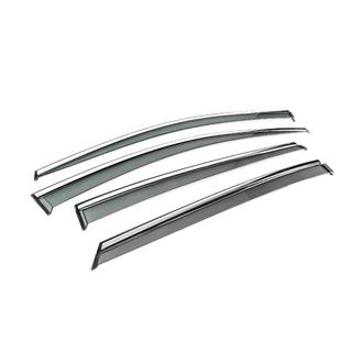 Deflecteurs de Vitres avec Moulure Chromee Niken Luxury (4 pcs) photo 3