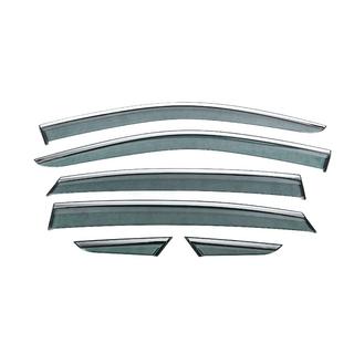 Déflecteurs de vitres avec moulure chromée Niken Luxury (6 pcs) Toyota Venza 2020- photo 1