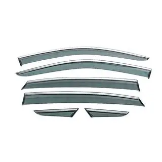 Déflecteurs de vitres avec moulure chromée Niken Luxury (6 pcs) photo 1