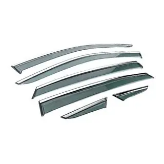 Déflecteurs de vitres avec moulure chromée Niken Luxury (6 pcs) photo 3