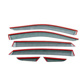 Déflecteurs de vitres avec moulure chromée Niken Luxury (6 pcs) Toyota Venza 2020- photo 4