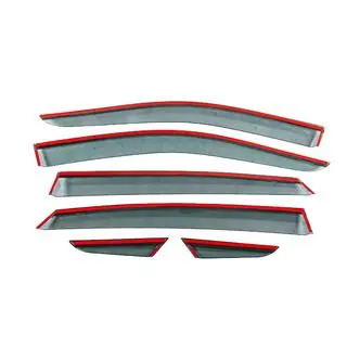 Déflecteurs de vitres avec moulure chromée Niken Luxury (6 pcs) photo 4