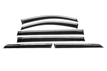 Toyota Sienna 2010-2020 Déflecteurs de vitres avec moulure chromée Niken Luxury (6 pcs) photo 1